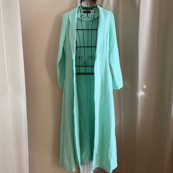 Mint Full Length Blazer - Picture 2 of 7